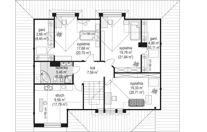Poddasze projektu Zacisze