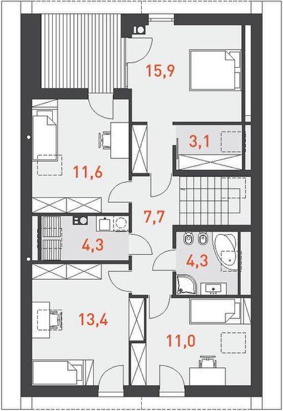Poddasze projektu Dostępny 2