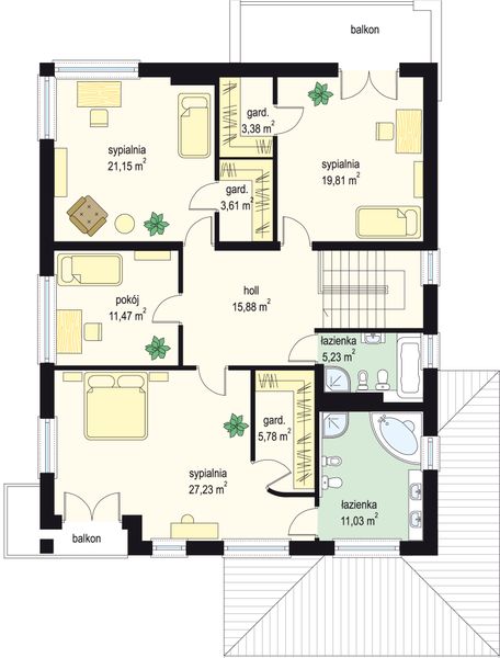 Piętro 1 projektu Topaz 2