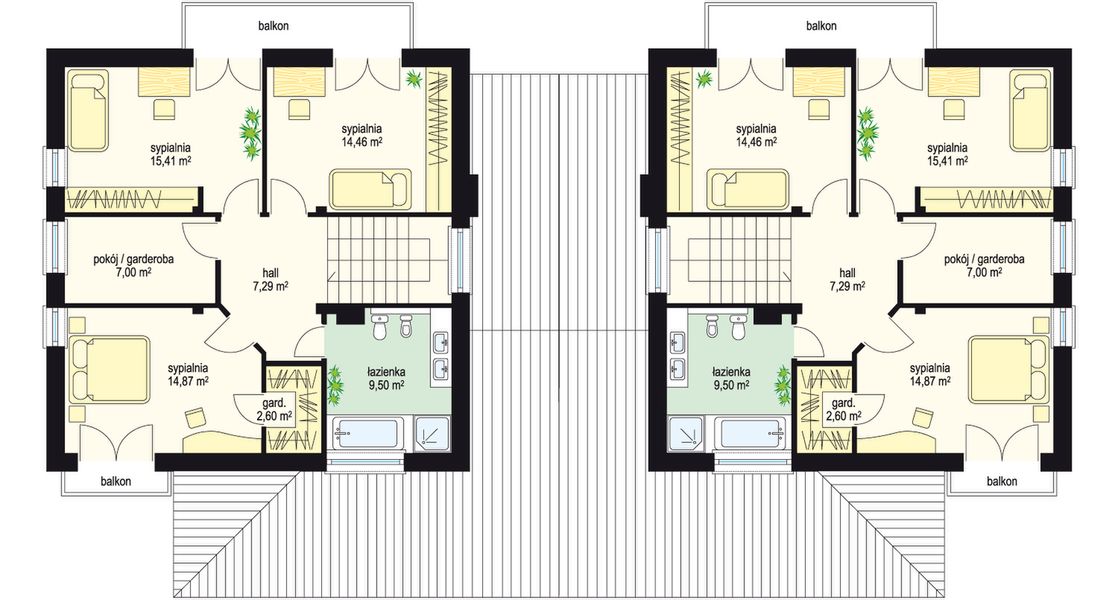 Piętro 1 projektu Szmaragd 2
