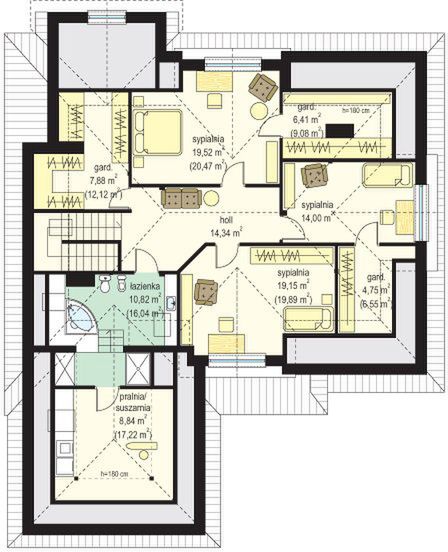 Poddasze projektu Sympatyczny