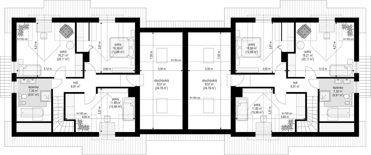 Poddasze projektu Szkwał