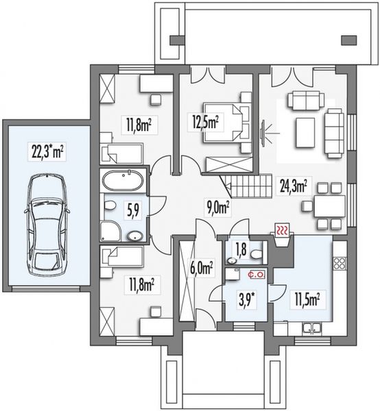 Parter projektu Małgosia FF garaż