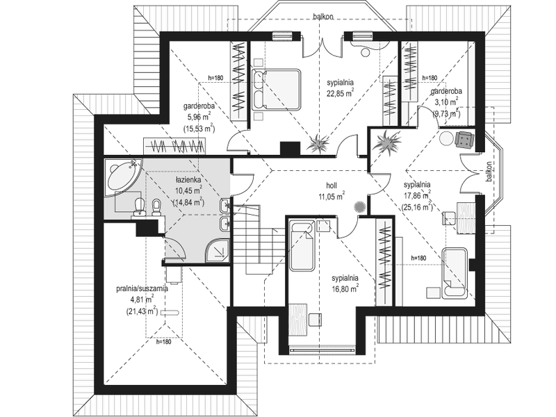 Poddasze projektu Maja