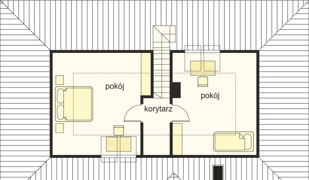 Poddasze projektu Dominik