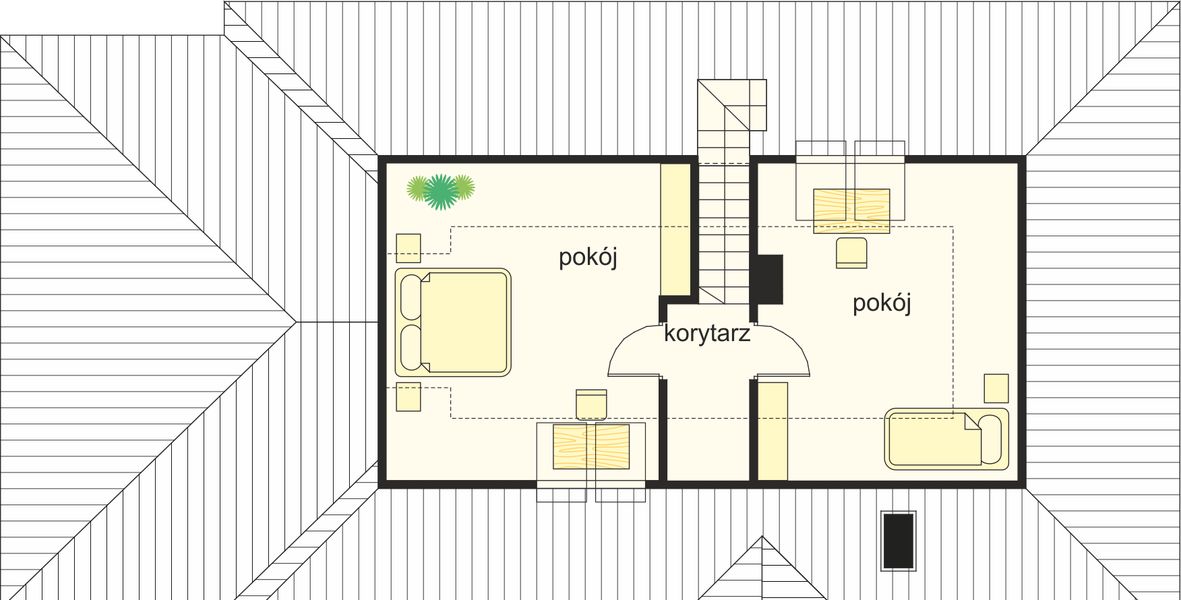 Poddasze projektu Dominik 2