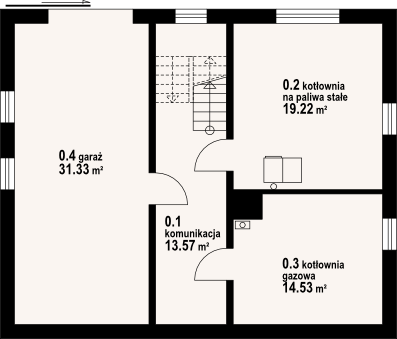 Piwnica projektu Jaworki 14m