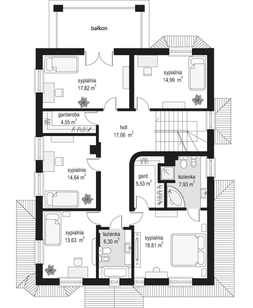 Piętro 1 projektu Agat