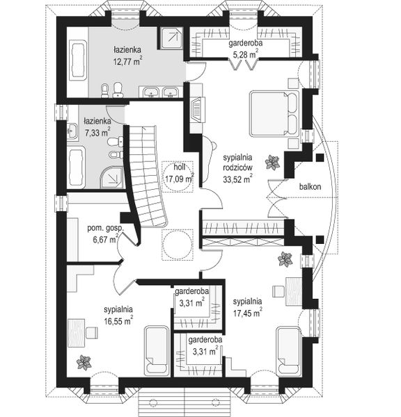 Piętro 1 projektu Ambasador 3