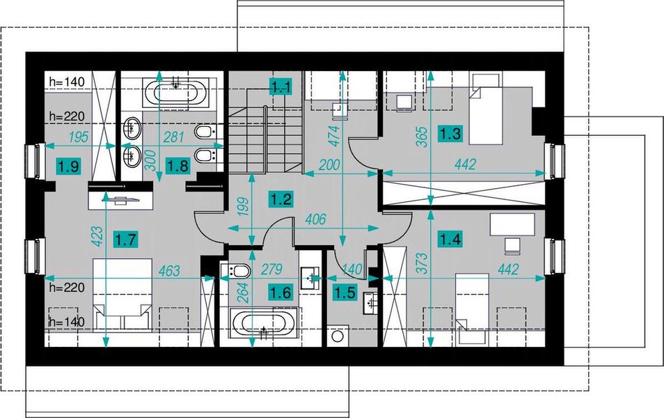 Poddasze projektu Dla Globtrotera 2