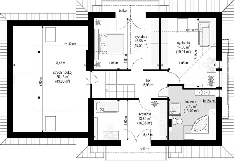 Poddasze projektu Julka