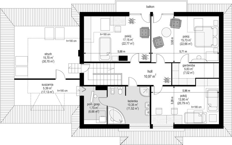 Poddasze projektu Faworyt 2