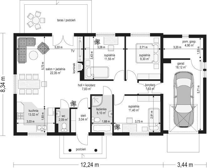 Parter projektu Jak marzenie z garażem