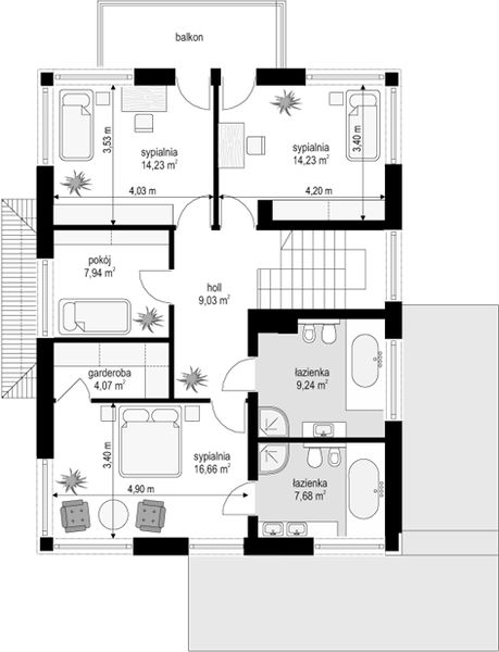 Piętro 1 projektu Helios