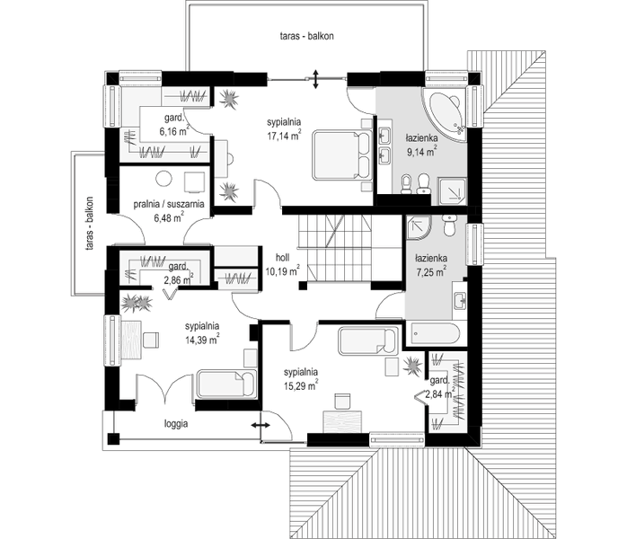 Piętro 1 projektu Opal