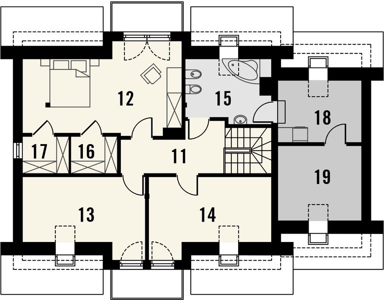 Poddasze projektu Pryzmat