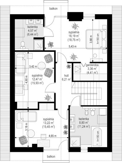 Poddasze projektu Prosty