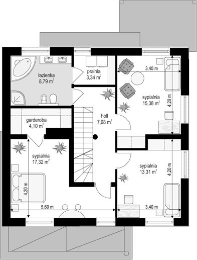 Piętro 1 projektu Artemida