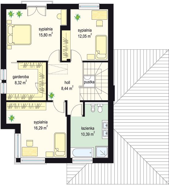 Piętro 1 projektu Ametyst