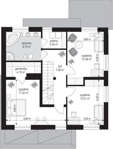 Piętro 1 projektu Miranda