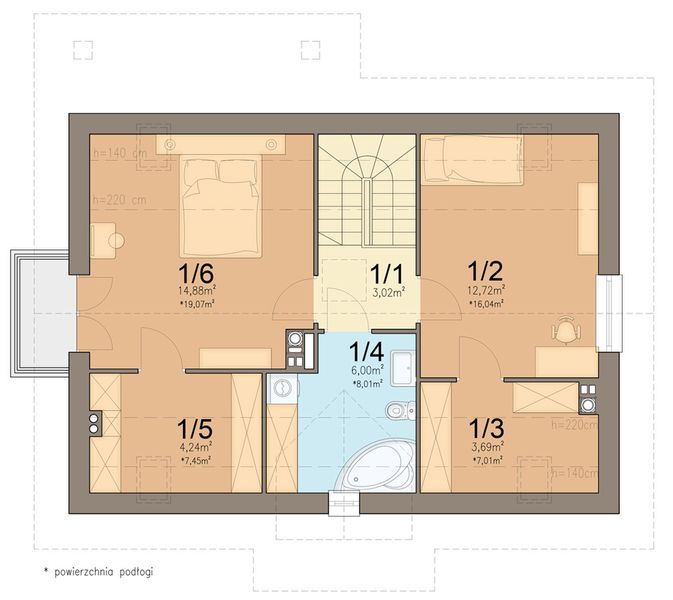 Poddasze projektu Anyż