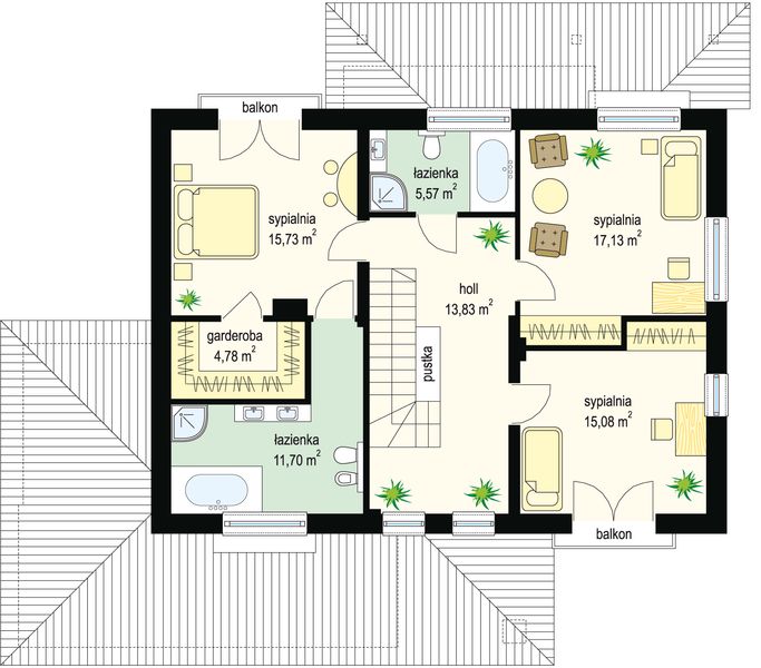 Piętro 1 projektu Tukan