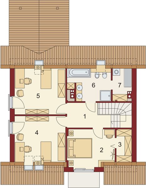 Poddasze projektu August 3 PS