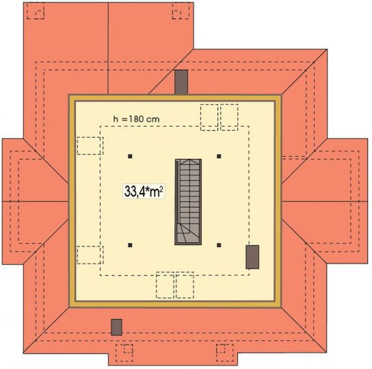 Poddasze projektu Arabella C