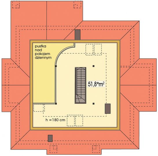 Poddasze projektu Arabella 2D