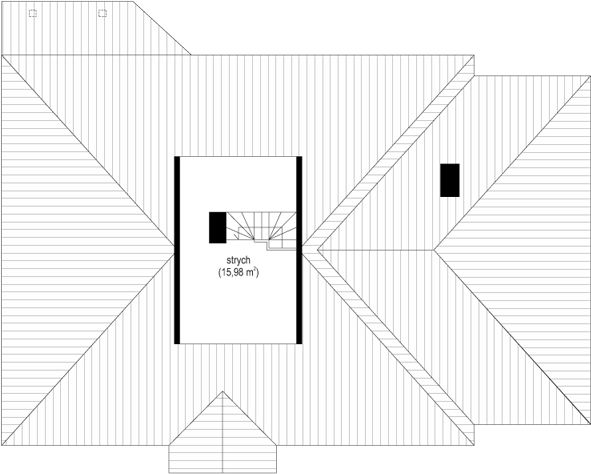 Poddasze projektu Cztery kąty 2