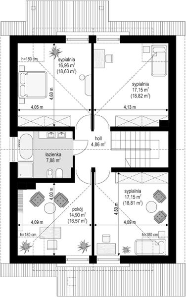 Poddasze projektu Mewa