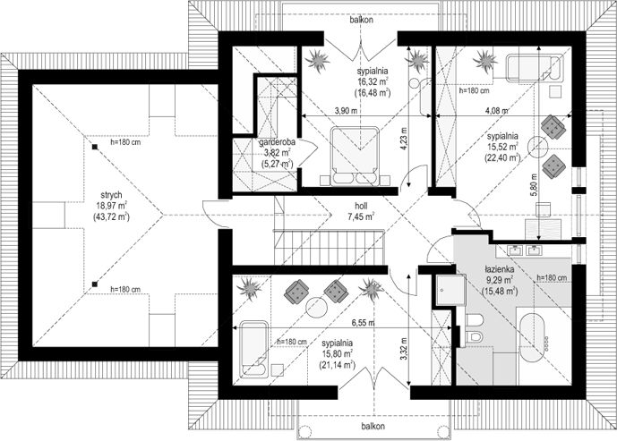 Poddasze projektu Romeo