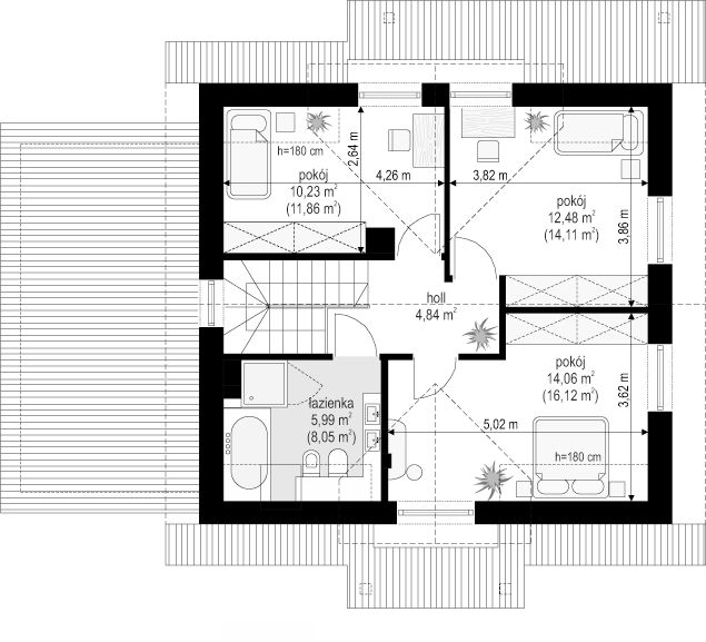Poddasze projektu Spokojny