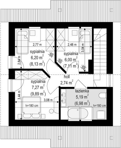 Poddasze projektu Mikrus