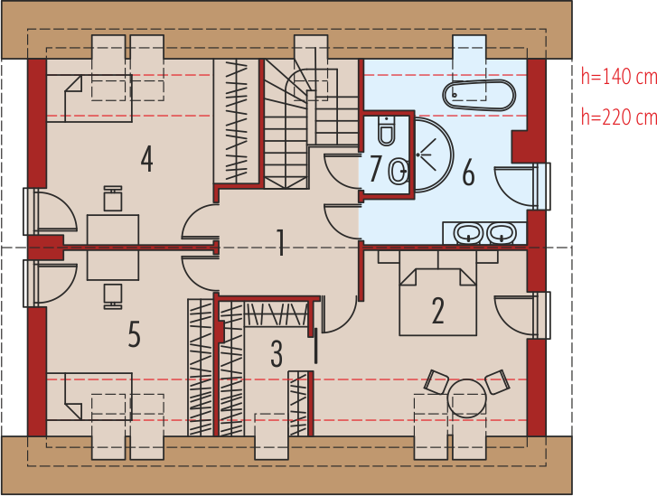 Poddasze projektu Tola energo