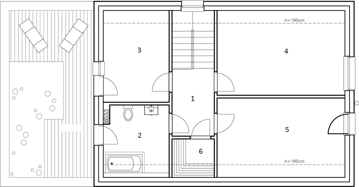 Poddasze projektu eko Typowy 4