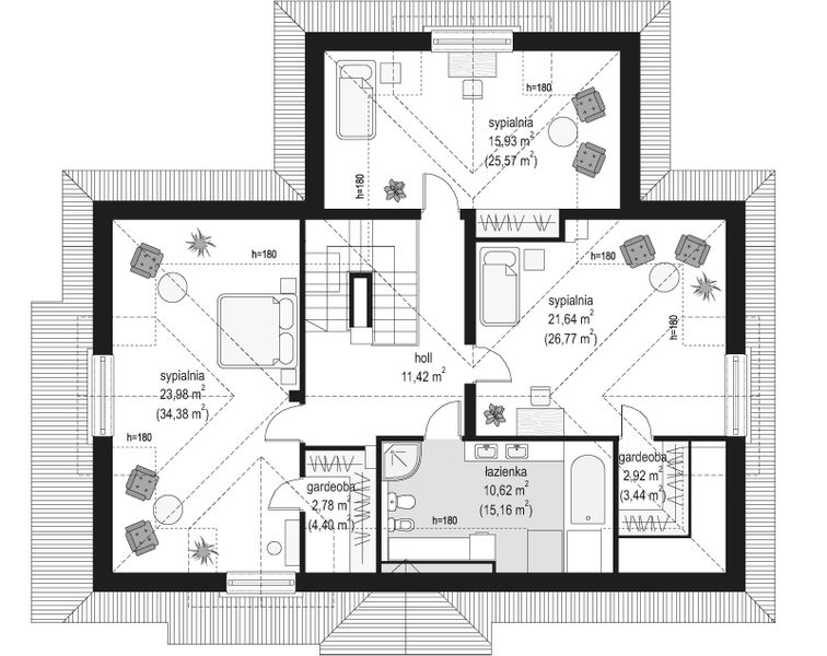 Poddasze projektu Jesion 2