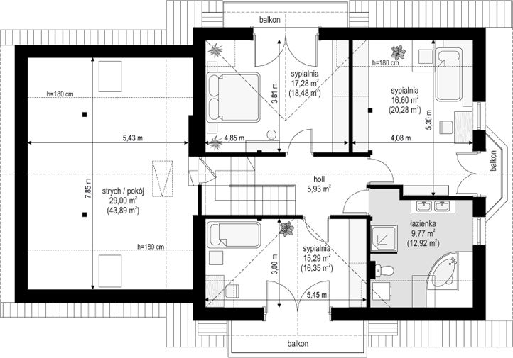 Poddasze projektu Julka 3
