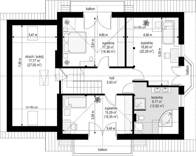 Poddasze projektu Julka 4