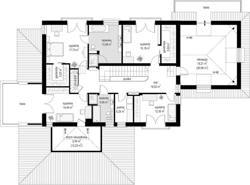 Piętro 1 projektu Malibu