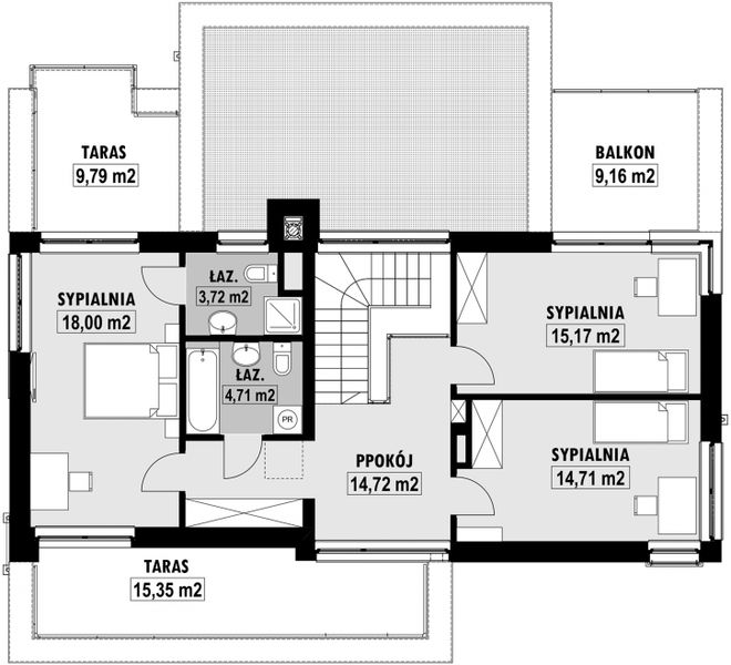 Piętro 1 projektu E-187