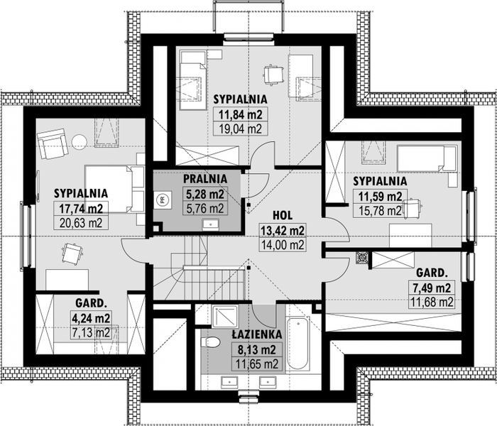 Poddasze projektu E-191