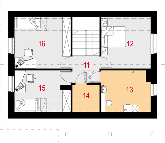 Poddasze projektu Familiaris IV
