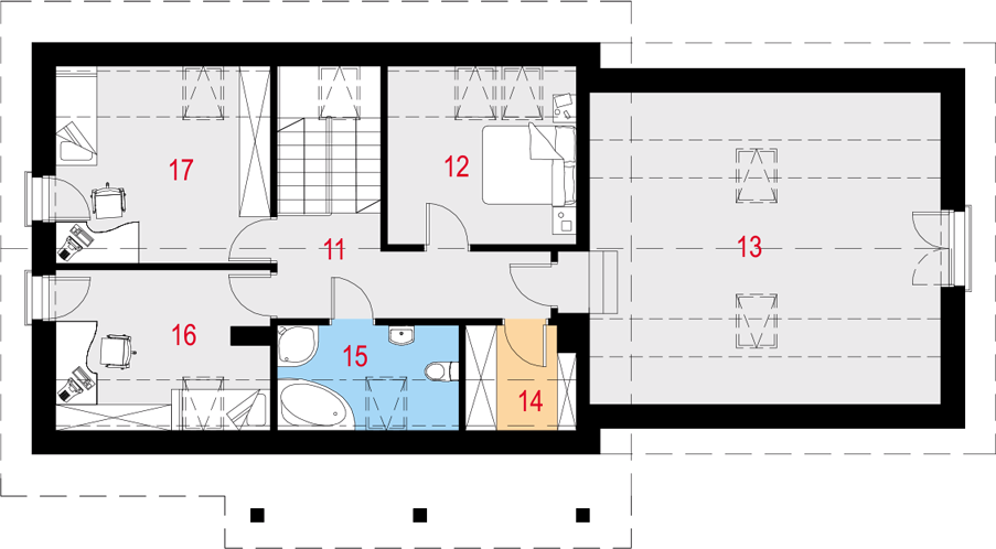 Poddasze projektu Gracilis I G2