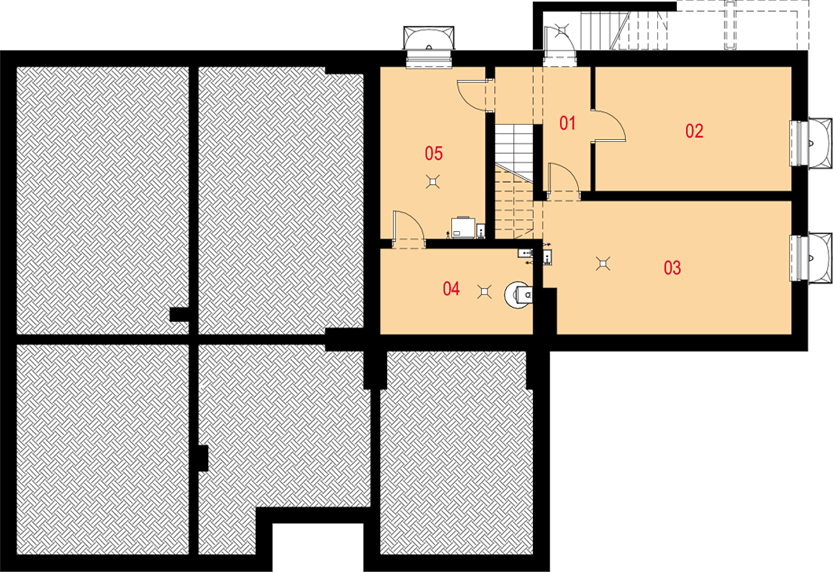 Piwnica projektu Serus I PG2