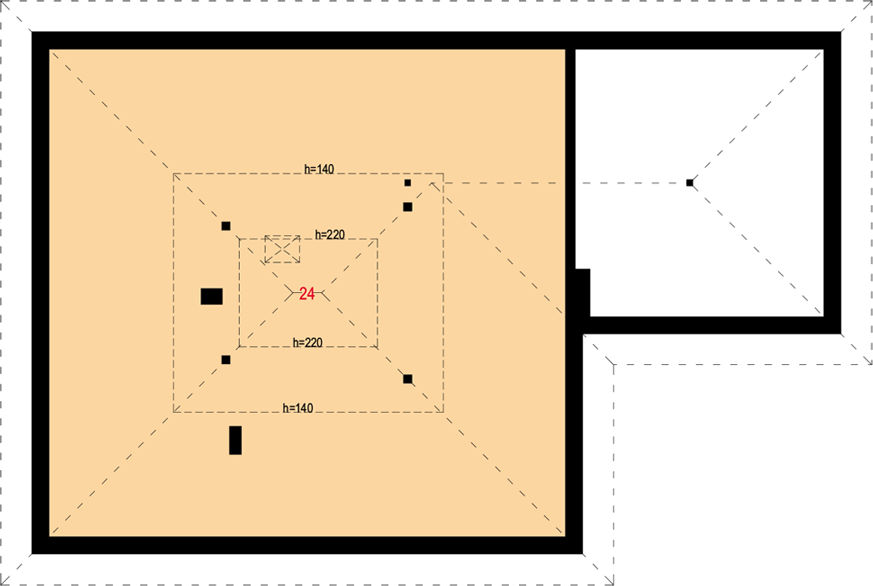 Poddasze projektu Serus I PG2
