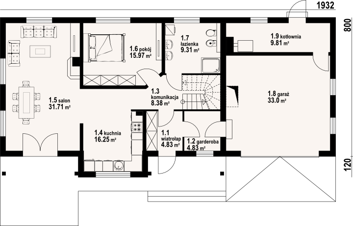 Parter projektu Bolesławice 6 dwst