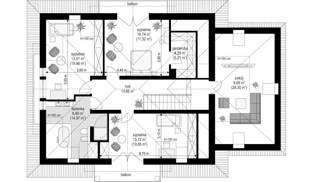 Poddasze projektu Ofelia 3