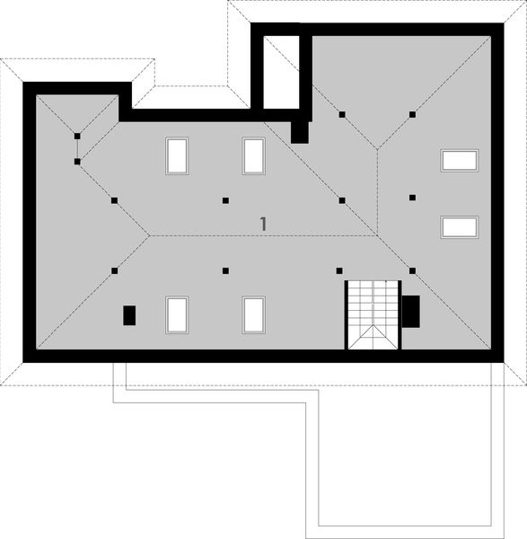 Poddasze projektu Madera 4