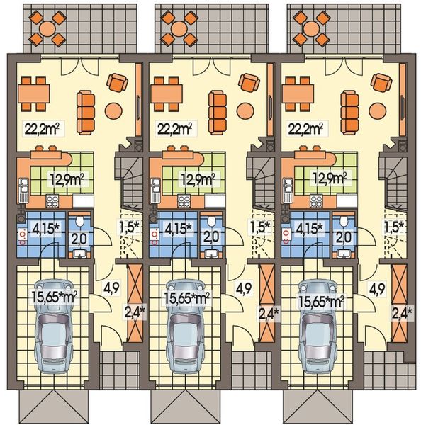 Parter projektu Konrad zestaw 3 segmentów L+S+P